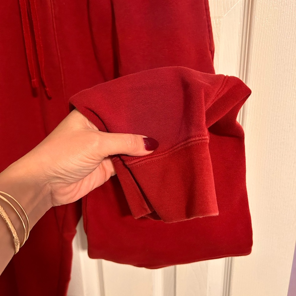 Nike burgundy jogger sweats size large - Picture 4 of 6